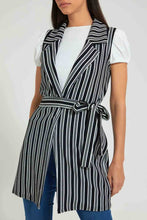 Load image into Gallery viewer, Redtag-Sleeveless-Belted-Collared-Cardigan-Jackets-Women's-