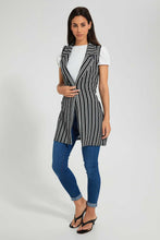 Load image into Gallery viewer, Redtag-Sleeveless-Belted-Collared-Cardigan-Jackets-Women's-