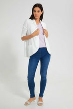 Load image into Gallery viewer, Redtag-3/4-Sleeve-Cropped-Cardigan-Jackets-Women's-