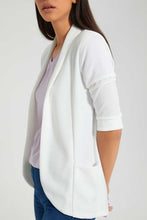 Load image into Gallery viewer, Redtag-3/4-Sleeve-Cropped-Cardigan-Jackets-Women's-
