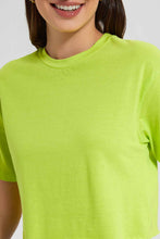 تنزيل الصورة على معرض الصور، Redtag-Green-Cropped-T-Shirt-Category:T-Shirts,-Colour:Green,-Filter:Women's-Clothing,-KSH,-New-In,-New-In-Women-APL,-Non-Sale,-RMD-add,-S22C,-Section:Women,-Women-T-Shirts-Women's-