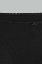 Load image into Gallery viewer, Redtag-Black-Plain-Bikini-Briefs(5-Pack)-Briefs-Bikini-Women's-