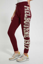 Load image into Gallery viewer, Redtag-Blue-Basic-Jogger-With-Side-Applique-Joggers-Women's-