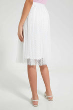 Load image into Gallery viewer, Redtag-White-Tulle-Skirts-Skirts-Senior-Girls-9 to 14 Years