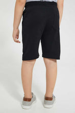 تنزيل الصورة على معرض الصور، Redtag-Black-Print-Short-Active-Shorts-Boys-2 to 8 Years