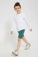 تنزيل الصورة على معرض الصور، Redtag-Olive-Chino-Short-Chino-Shorts-Boys-2 to 8 Years