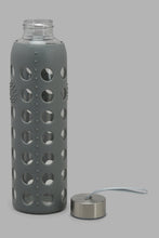 Load image into Gallery viewer, Redtag-Grey-Borosilicate-Glass-Bottle-Category:Bottles,-Colour:Grey,-Filter:Home-Dining,-HMW-DIN-Drinkware,-New-In,-New-In-HMW-DIN,-Non-Sale,-S22C,-Section:Homewares-Home-Dining-