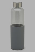 Load image into Gallery viewer, Redtag-Grey-Borosilicate-Glass-Bottle-Category:Bottles,-Colour:Grey,-Filter:Home-Dining,-HMW-DIN-Drinkware,-New-In,-New-In-HMW-DIN,-Non-Sale,-S22C,-Section:Homewares-Home-Dining-