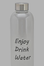 Load image into Gallery viewer, Redtag-Silver-Borosilicate-Glass-Bottle-Category:Bottles,-Colour:Silver,-Filter:Home-Dining,-HMW-DIN-Drinkware,-New-In,-New-In-HMW-DIN,-Non-Sale,-S22C,-Section:Homewares-Home-Dining-