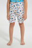 Redtag-Blue-Beach-Print-T-Shirt-And-Short-Pyjama-Set-Pyjama-Sets-Boys-2 to 8 Years