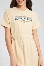 Load image into Gallery viewer, Redtag-Beige-Sporty-Knitted-Dress-Category:Dresses,-Colour:Beige,-Filter:Senior-Girls-(9-to-14-Yrs),-GSR-Dresses,-New-In,-New-In-GSR,-Non-Sale,-RMD-add,-S22C,-Section:Kidswear-Senior-Girls-9 to 14 Years