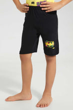 تنزيل الصورة على معرض الصور، Redtag-Yellow-Batman-T-Shirt-And-Short-Pyjama-Set-Pyjama-Sets-Boys-2 to 8 Years