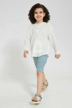 Load image into Gallery viewer, Redtag-Mint-Cotton-Slub-Pullon-Short-Chino-Shorts-Boys-2 to 8 Years