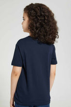تنزيل الصورة على معرض الصور، Redtag-Navy-Jerry-Pocket-T-Shirt-Character-T-Shirts-Boys-2 to 8 Years