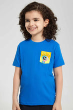 تنزيل الصورة على معرض الصور، Redtag-Blue-Marvin-Pocket-T-Shirt-Character-T-Shirts-Boys-2 to 8 Years
