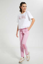 تنزيل الصورة على معرض الصور، Redtag-White-High-Density-Print-Boxy-Top-Graphic-Prints-Senior-Girls-9 to 14 Years
