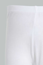 تنزيل الصورة على معرض الصور، Redtag-White-Solid-Legging-Leggings-Infant-Girls-3 to 24 Months