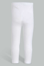 تنزيل الصورة على معرض الصور، Redtag-White-Solid-Legging-Leggings-Infant-Girls-3 to 24 Months