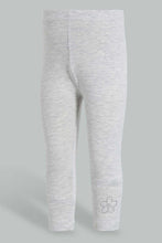 Load image into Gallery viewer, Redtag-Grey-Solid-Legging-Leggings-Infant-Girls-3 to 24 Months
