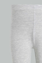 Load image into Gallery viewer, Redtag-Grey-Solid-Legging-Leggings-Infant-Girls-3 to 24 Months