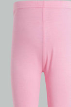 تنزيل الصورة على معرض الصور، Redtag-Pink-Solid-Legging-Leggings-Infant-Girls-3 to 24 Months