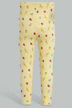 تنزيل الصورة على معرض الصور، Redtag-Yellow-Printed-Legging-Leggings-Infant-Girls-3 to 24 Months
