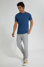 تنزيل الصورة على معرض الصور، Redtag-Grey-Pique-Jog-Pant-Joggers-Men's-