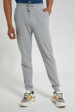 تنزيل الصورة على معرض الصور، Redtag-Grey-Pique-Jog-Pant-Joggers-Men's-