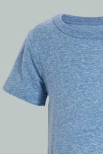 تنزيل الصورة على معرض الصور، Redtag-Blue-And-Pink-Snow-Yarn-T-Shirt-(2-Pack)-Plain-Infant-Boys-3 to 24 Months