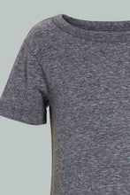 تنزيل الصورة على معرض الصور، Redtag-Navy-And-Ecru-Snow-Yarn-T-Shirt-(2-Pack)-Plain-Infant-Boys-3 to 24 Months