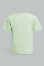 تنزيل الصورة على معرض الصور، Redtag-Mint-Dino-Ss-T-Shirt-Graphic-T-Shirts-Infant-Boys-3 to 24 Months