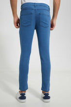Load image into Gallery viewer, Redtag-Mid-Wash-5-Pocket-Knit-Denim-Jean-Knit-Denim-Men's-