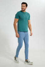 Load image into Gallery viewer, Redtag-Light-Wash-5-Pocket-Knit-Denim-Jean-Knit-Denim-Men's-