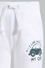 تنزيل الصورة على معرض الصور، Redtag-White-Active-Pants-With-Placement-Print-Active-Pants-Infant-Boys-3 to 24 Months