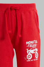 تنزيل الصورة على معرض الصور، Redtag-Red-Active-Pants-With-Placement-Print-Active-Pants-Infant-Boys-3 to 24 Months