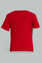 Load image into Gallery viewer, Redtag-Red-Tshirt-With-Grey-Short-Casual-Set-Sets-Infant-Boys-3 to 24 Months