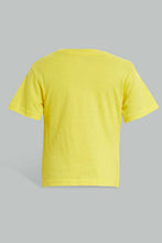 Load image into Gallery viewer, Redtag-Lemon-Tshirt-With-Navy-Short-Casual-Set-Sets-Infant-Boys-3 to 24 Months