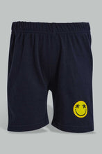 Load image into Gallery viewer, Redtag-Lemon-Tshirt-With-Navy-Short-Casual-Set-Sets-Infant-Boys-3 to 24 Months