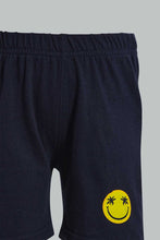 Load image into Gallery viewer, Redtag-Lemon-Tshirt-With-Navy-Short-Casual-Set-Sets-Infant-Boys-3 to 24 Months