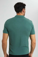 تنزيل الصورة على معرض الصور، Redtag-Green-Pique-Polo-Shirt-Polo-Shirts-Men's-