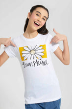 Load image into Gallery viewer, Redtag-White-Basic-T-Shirt-Category:T-Shirts,-Colour:White,-Filter:Senior-Girls-(9-to-14-Yrs),-GSR-T-Shirts,-New-In,-New-In-GSR,-Non-Sale,-S22D,-Section:Kidswear,-TBL-Senior-Girls-9 to 14 Years