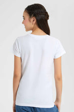 Load image into Gallery viewer, Redtag-White-Basic-T-Shirt-Category:T-Shirts,-Colour:White,-Filter:Senior-Girls-(9-to-14-Yrs),-GSR-T-Shirts,-New-In,-New-In-GSR,-Non-Sale,-S22D,-Section:Kidswear,-TBL-Senior-Girls-9 to 14 Years