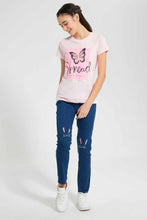 Load image into Gallery viewer, Redtag-Pink-Basic-T-Shirt-Category:T-Shirts,-Colour:Pink,-Filter:Senior-Girls-(9-to-14-Yrs),-GSR-T-Shirts,-New-In,-New-In-GSR,-Non-Sale,-S22D,-Section:Kidswear,-TBL-Senior-Girls-9 to 14 Years