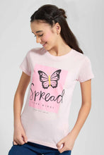 Load image into Gallery viewer, Redtag-Pink-Basic-T-Shirt-Category:T-Shirts,-Colour:Pink,-Filter:Senior-Girls-(9-to-14-Yrs),-GSR-T-Shirts,-New-In,-New-In-GSR,-Non-Sale,-S22D,-Section:Kidswear,-TBL-Senior-Girls-9 to 14 Years