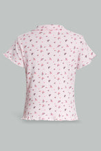 Load image into Gallery viewer, Redtag-White-Floral-Collared-Top-Category:T-Shirts,-Colour:Assorted,-Filter:Senior-Girls-(9-to-14-Yrs),-GSR-T-Shirts,-New-In,-New-In-GSR,-Non-Sale,-S22D,-Section:Kidswear,-TBL-Senior-Girls-