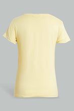 تنزيل الصورة على معرض الصور، Redtag-Yellow-Basic-T-Shirt-Graphic-T-Shirts-Senior-Girls-9 to 14 Years