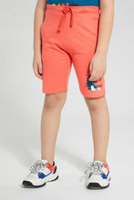 تنزيل الصورة على معرض الصور، Redtag-Navy-Roarsome-Print-T-Shirt-And-Short-Set-Sets-Boys-2 to 8 Years