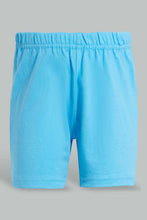Load image into Gallery viewer, Redtag-Truck-Blue-And-White-Printed-Pj-Set-Short-(4-Pack)-Pyjama-Sets-Infant-Boys-3 to 24 Months