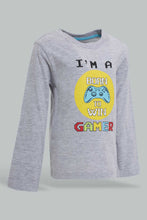 Load image into Gallery viewer, Redtag-Grey-And-Red-Gaming-4-Pack-Pyjama-Set-Set-Pyjama-Sets-Infant-Boys-3 to 24 Months