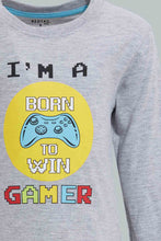 Load image into Gallery viewer, Redtag-Grey-And-Red-Gaming-4-Pack-Pyjama-Set-Set-Pyjama-Sets-Infant-Boys-3 to 24 Months